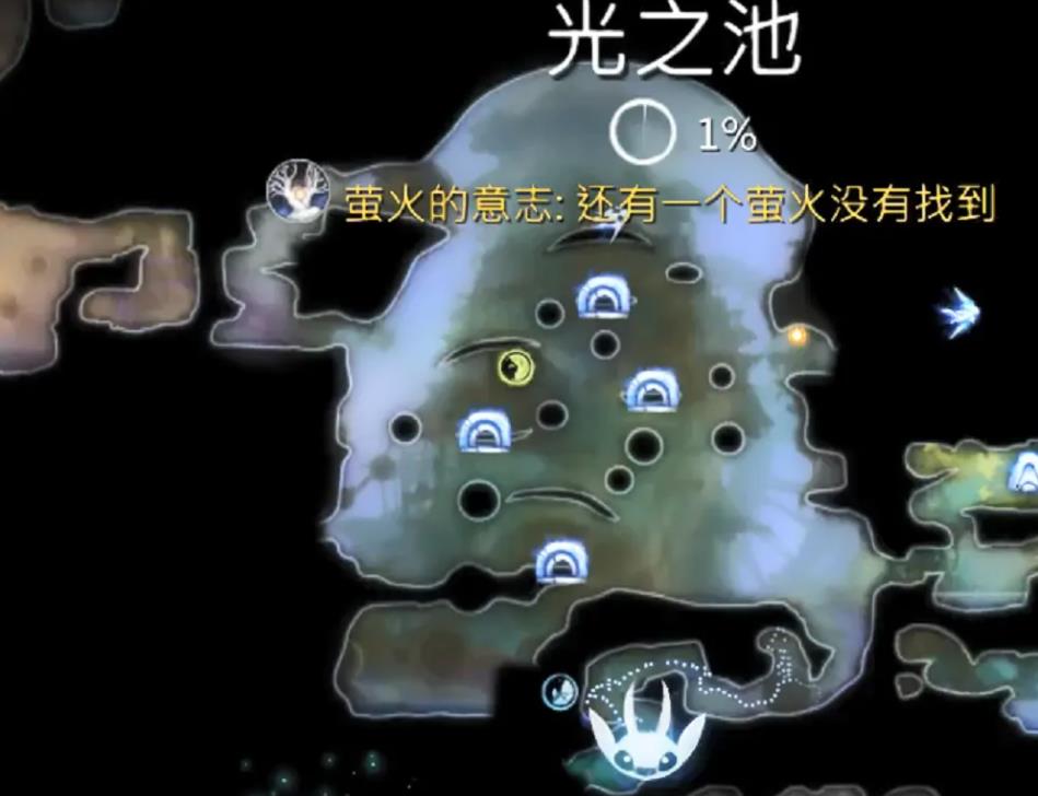 奥里与萤火意志中的四只萤火虫在哪里?