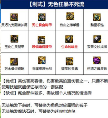 地下城与勇士110级版本105剑魂装备怎么搭配?