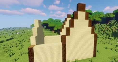 How to make a beautiful witch castle in my world!