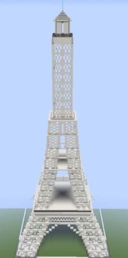 如何在 Minecraft 中建造埃菲尔铁塔?