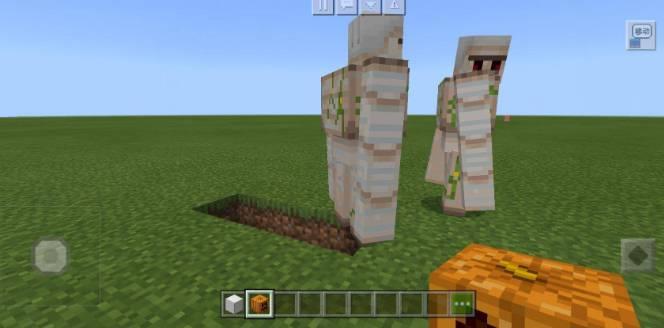 如何在 Minecraft 中创建守护村民的巨人？