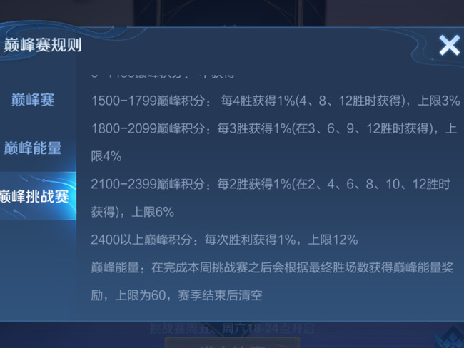 王者荣耀巅峰积分奖励机制是什么?王者荣耀巅峰积分奖励机制概述