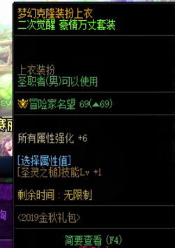 地下城与勇士110级版本审判奶的时装上装该选什么?