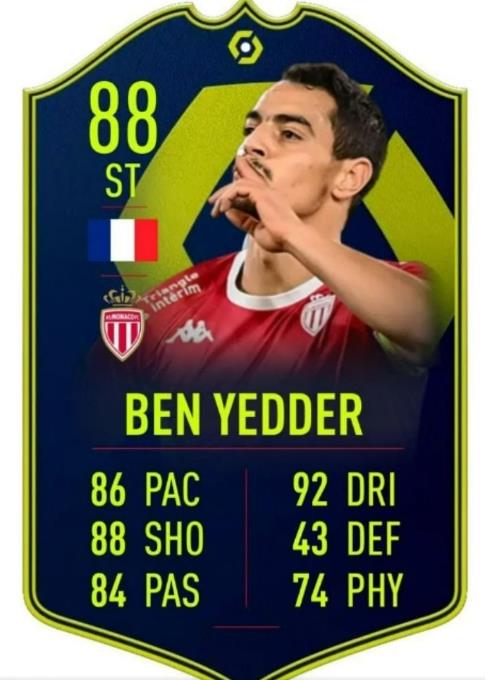 本耶德尔 (Ben Yedder) 在 